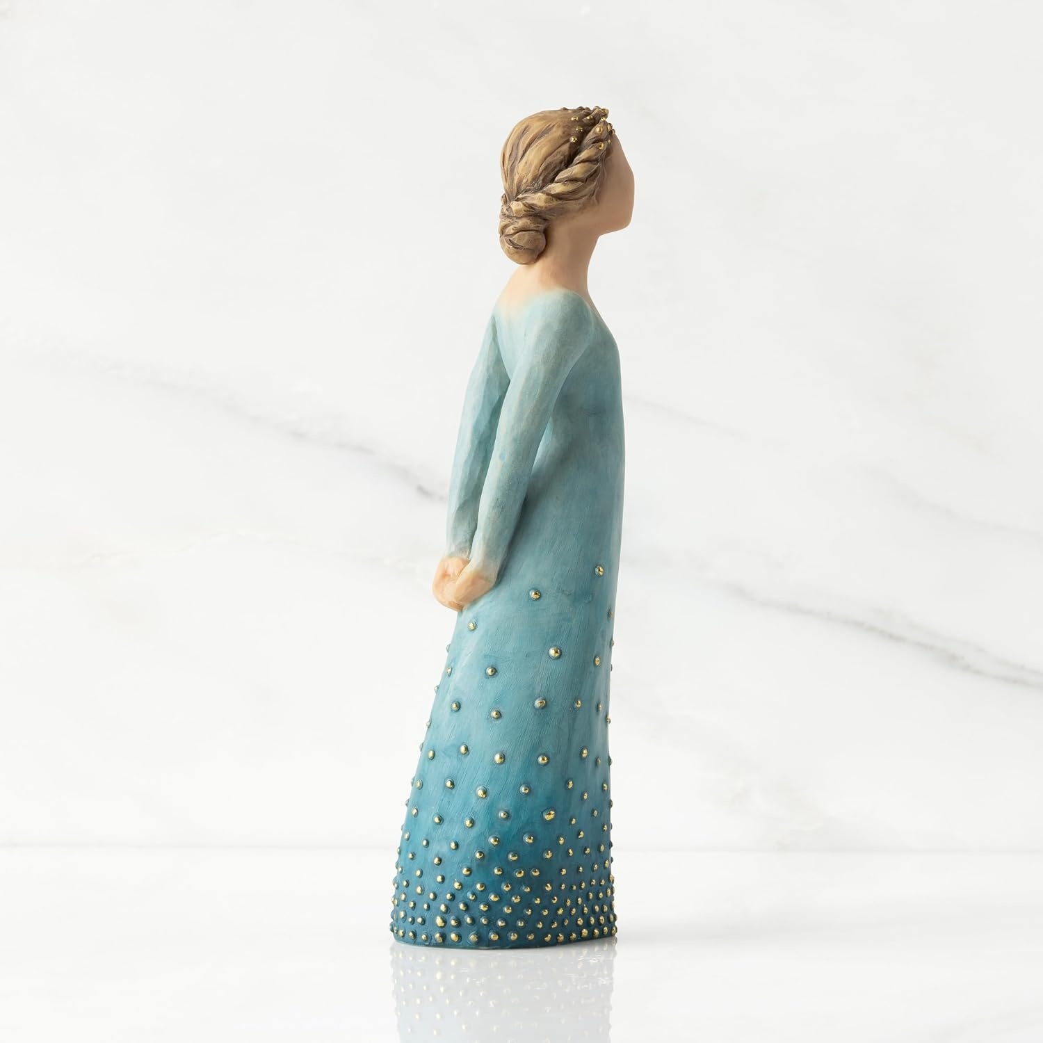image:imageWillow Tree Quest Sculpted HandPainted Figure Cast from a Susan Lordi Original Carving Inspirational Gift of Encouragement Strength Hope and ConfidenceRadiance Lighter Skin