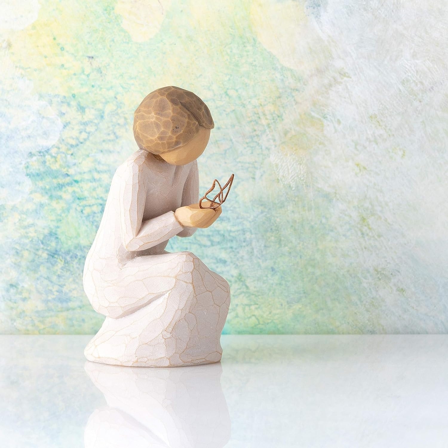 image:imageWillow Tree Quest Sculpted HandPainted Figure Cast from a Susan Lordi Original Carving Inspirational Gift of Encouragement Strength Hope and ConfidenceQuiet Wonder