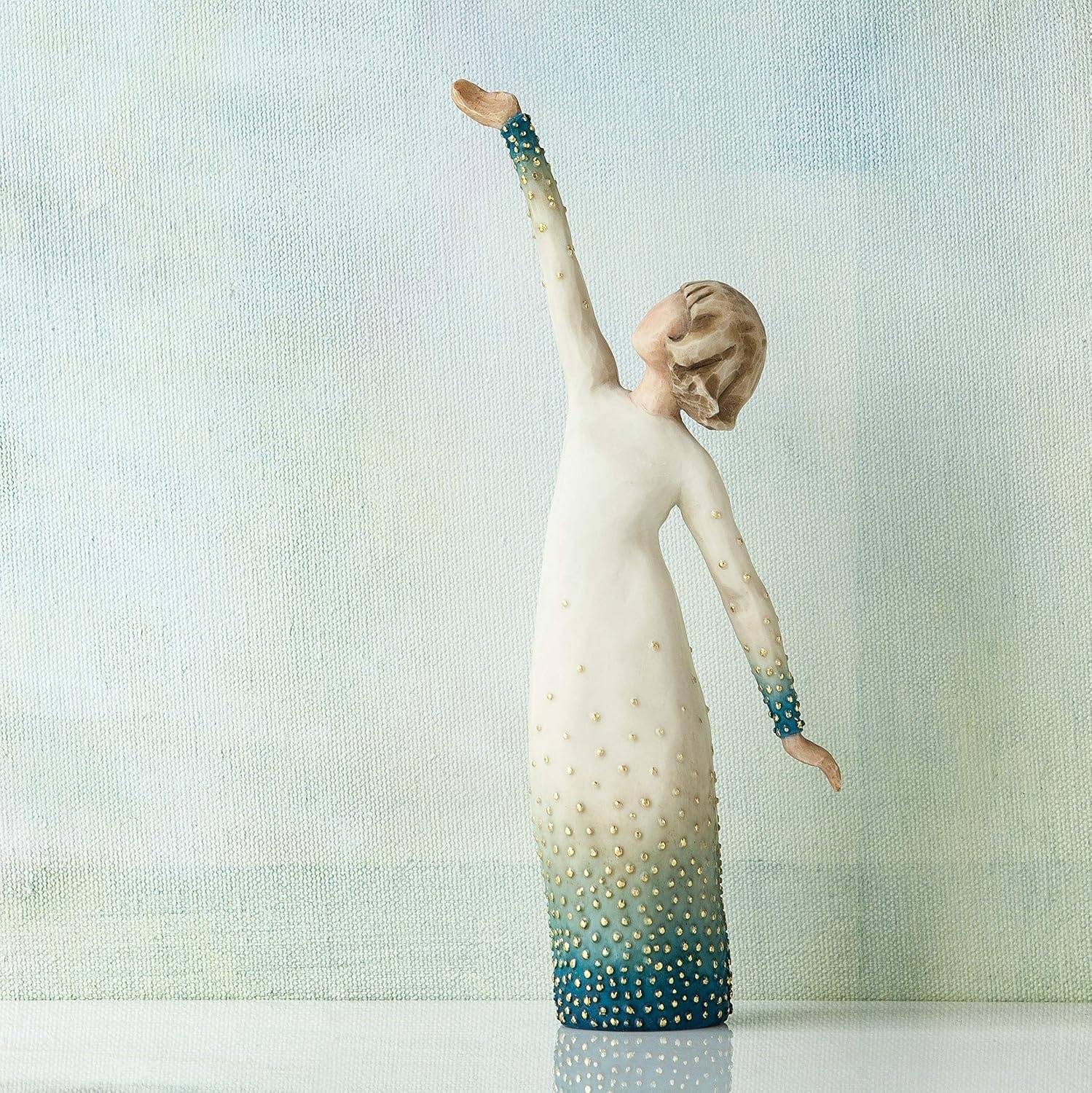 image:imageWillow Tree Quest Sculpted HandPainted Figure Cast from a Susan Lordi Original Carving Inspirational Gift of Encouragement Strength Hope and ConfidenceShine