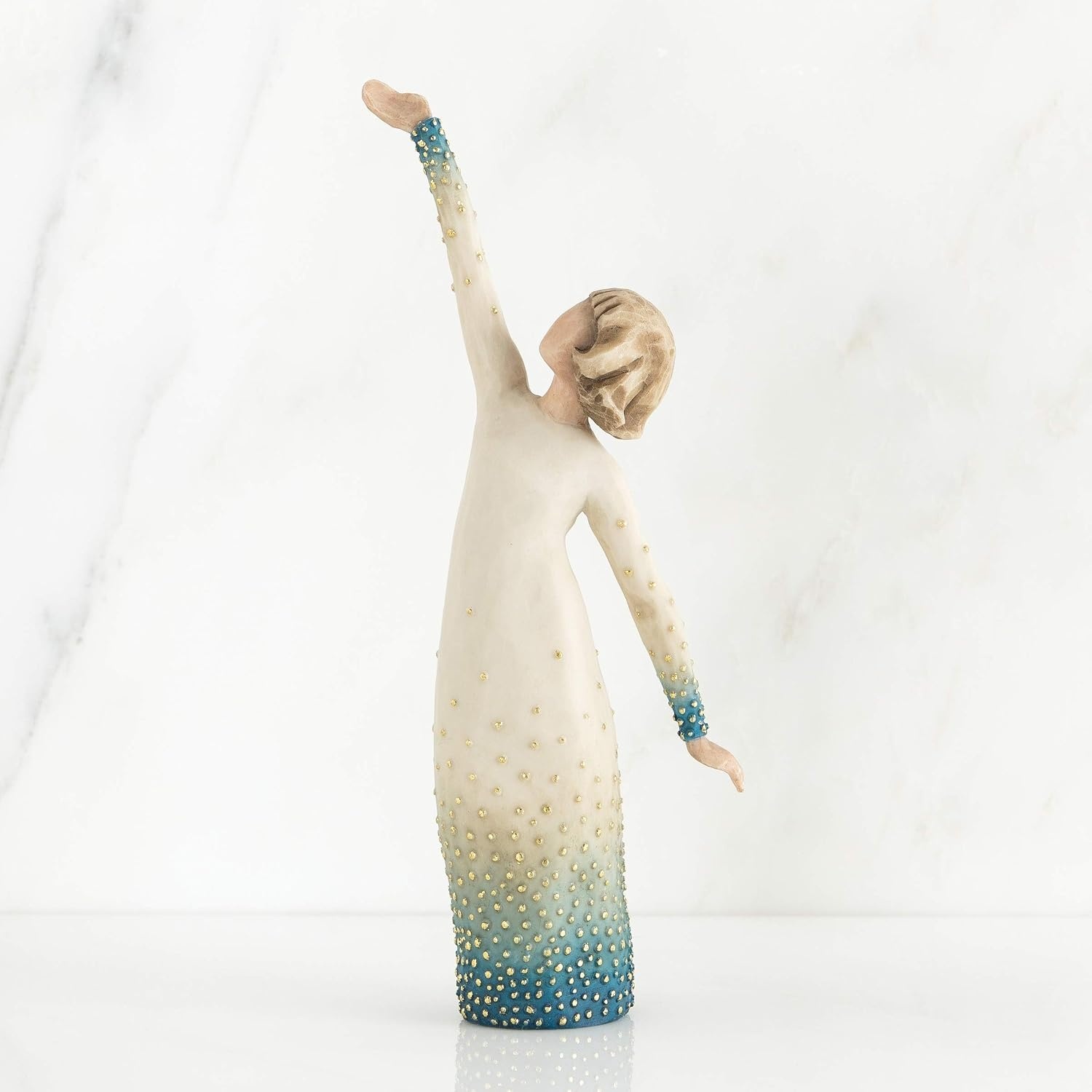 image:imageWillow Tree Quest Sculpted HandPainted Figure Cast from a Susan Lordi Original Carving Inspirational Gift of Encouragement Strength Hope and ConfidenceShine