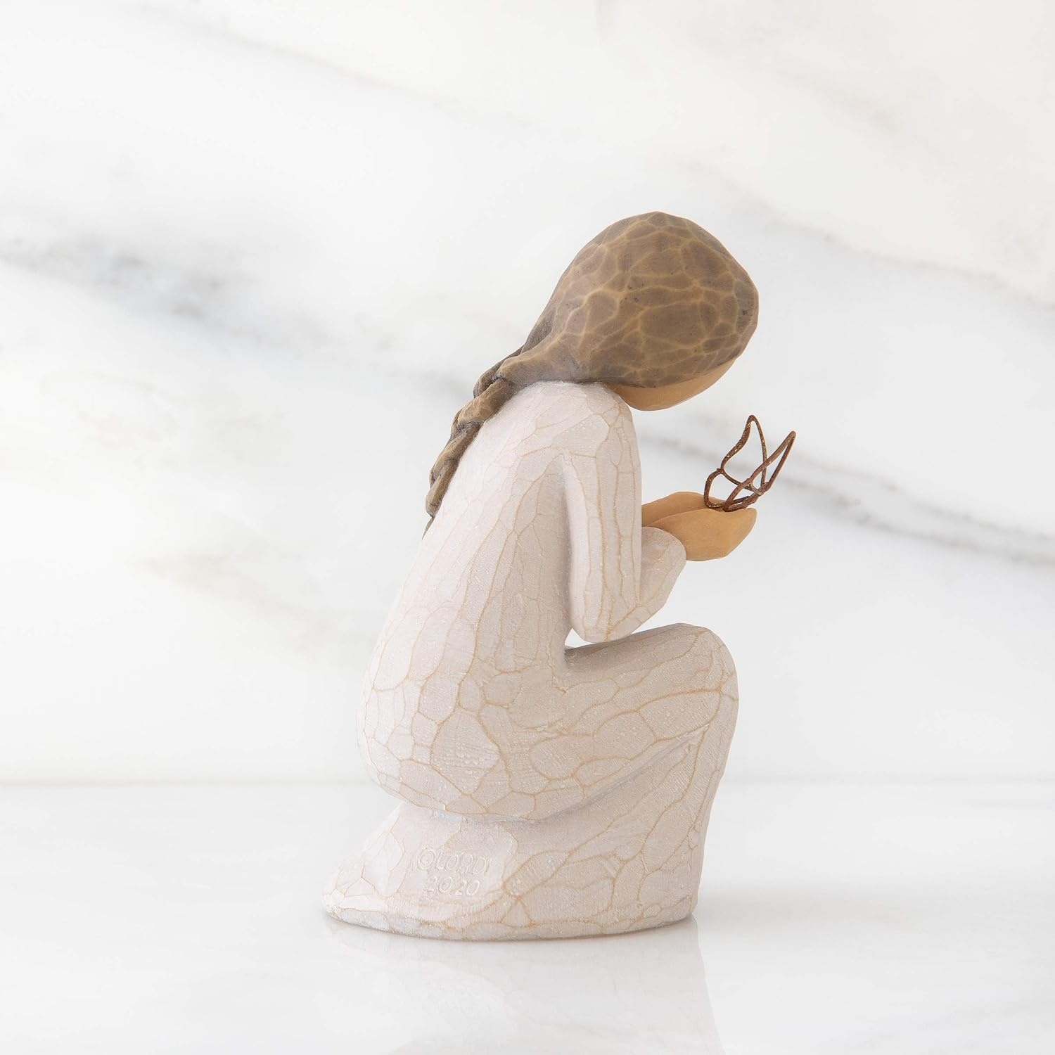 image:imageWillow Tree Quest Sculpted HandPainted Figure Cast from a Susan Lordi Original Carving Inspirational Gift of Encouragement Strength Hope and ConfidenceQuiet Wonder