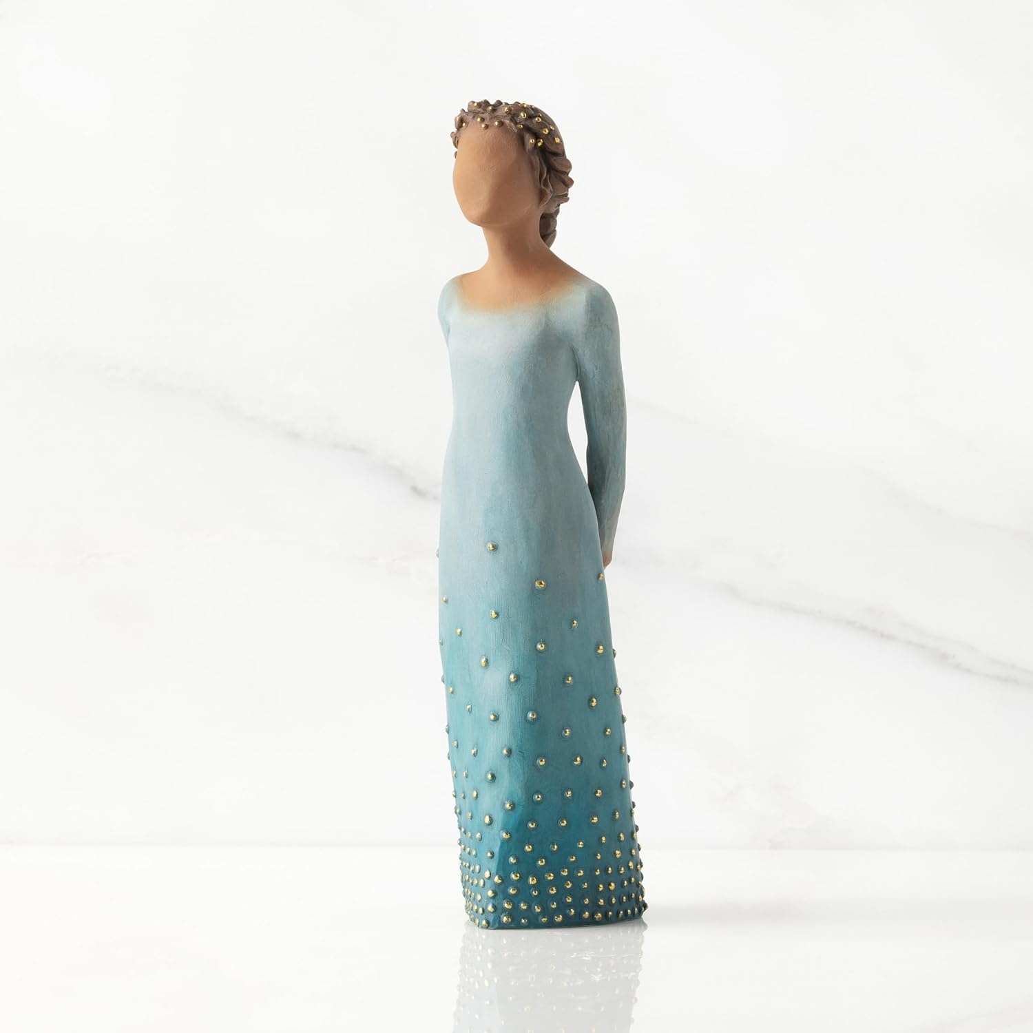 image:imageWillow Tree Quest Sculpted HandPainted Figure Cast from a Susan Lordi Original Carving Inspirational Gift of Encouragement Strength Hope and ConfidenceRadiance darker skin