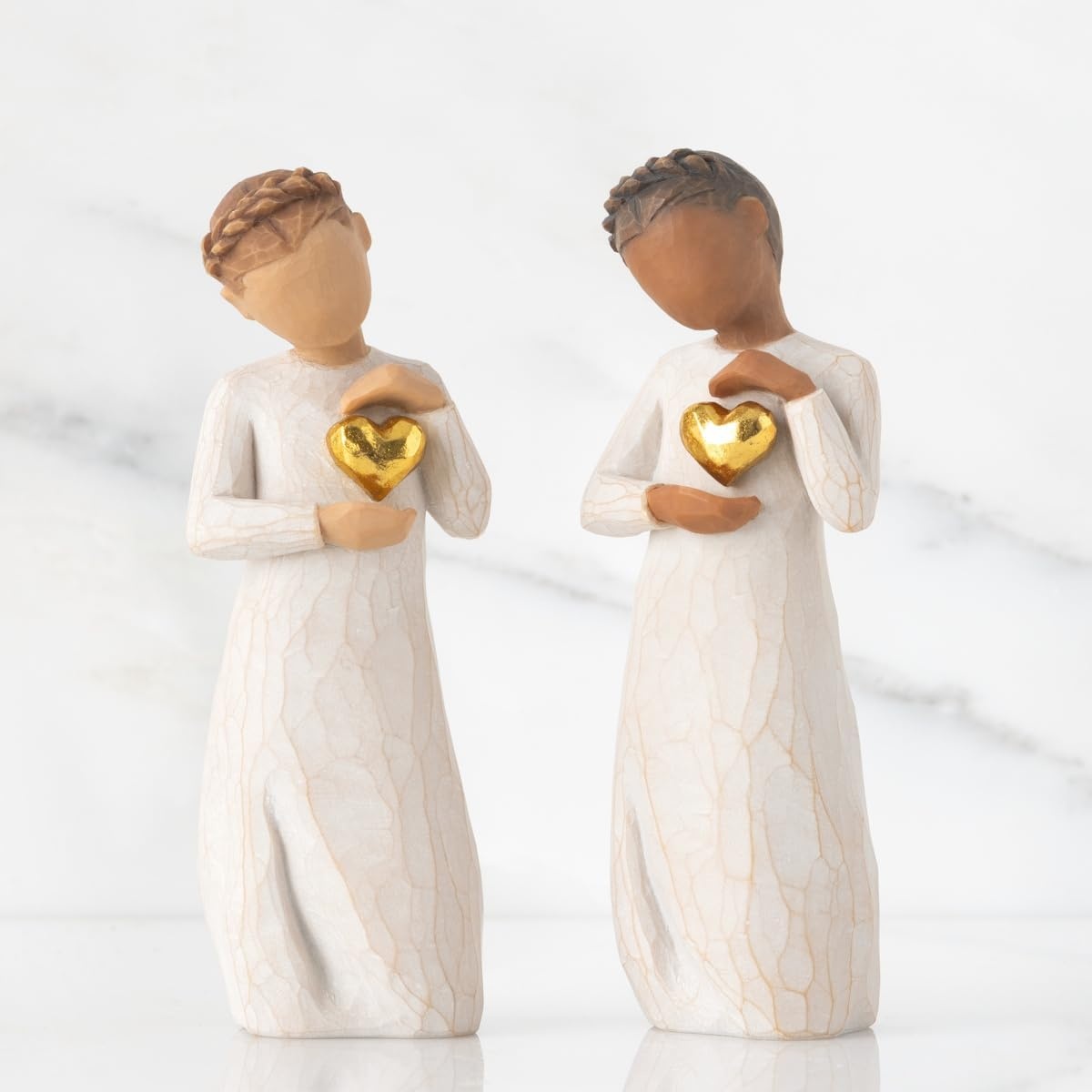 image:imageWillow Tree Remember Sculpted HandPainted Figure Cast from a Susan Lordi Original Carving Meaningful Keepsake Gift for Loved Ones and Lifes MilestonesKeepsake darker skin