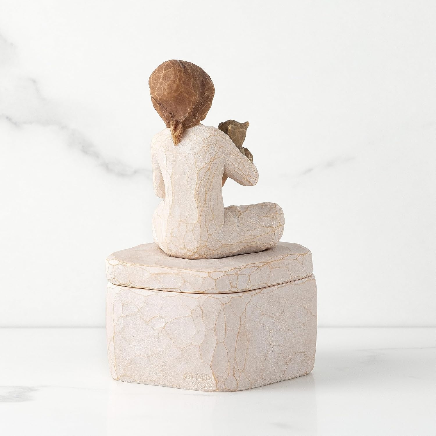 image:imageWillow Tree Sister mine Keepsake Box sculpted handpainted Keepsake Box HandPainted Keepsake Box Sentimental Gift for Loved Ones Holds Jewelry and Treasures Sculpted by Artist Susan LordiKindness girl