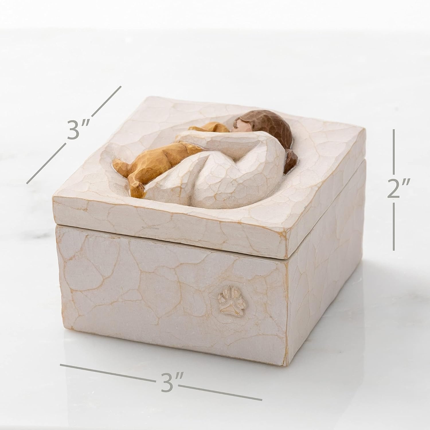 image:imageWillow Tree Sister mine Keepsake Box sculpted handpainted Keepsake Box HandPainted Keepsake Box Sentimental Gift for Loved Ones Holds Jewelry and Treasures Sculpted by Artist Susan LordiAntique