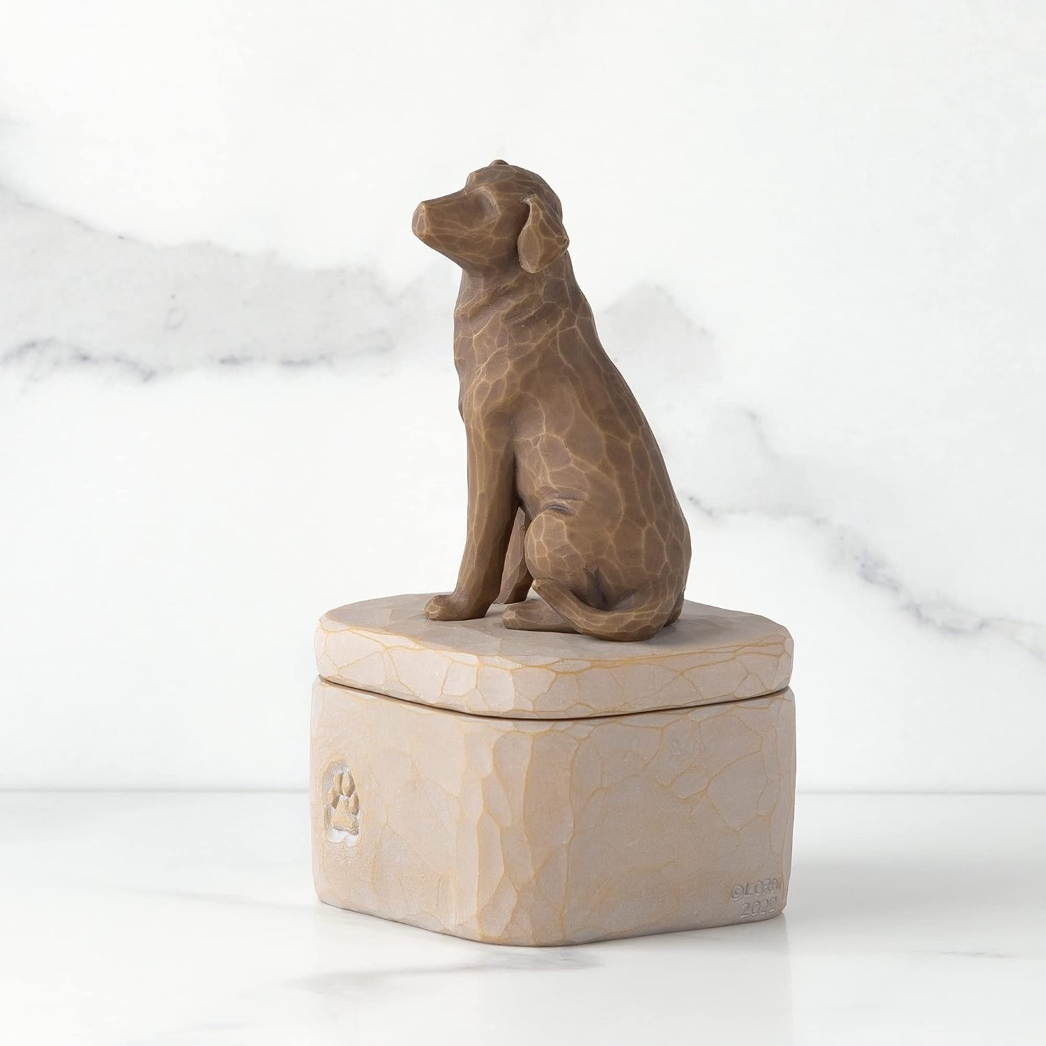 image:imageWillow Tree Sister mine Keepsake Box sculpted handpainted Keepsake Box HandPainted Keepsake Box Sentimental Gift for Loved Ones Holds Jewelry and Treasures Sculpted by Artist Susan LordiLove my Dog dark