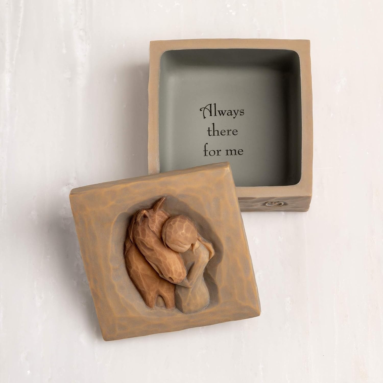 image:imageWillow Tree Sister mine Keepsake Box sculpted handpainted Keepsake Box HandPainted Keepsake Box Sentimental Gift for Loved Ones Holds Jewelry and Treasures Sculpted by Artist Susan LordiQuiet Strength