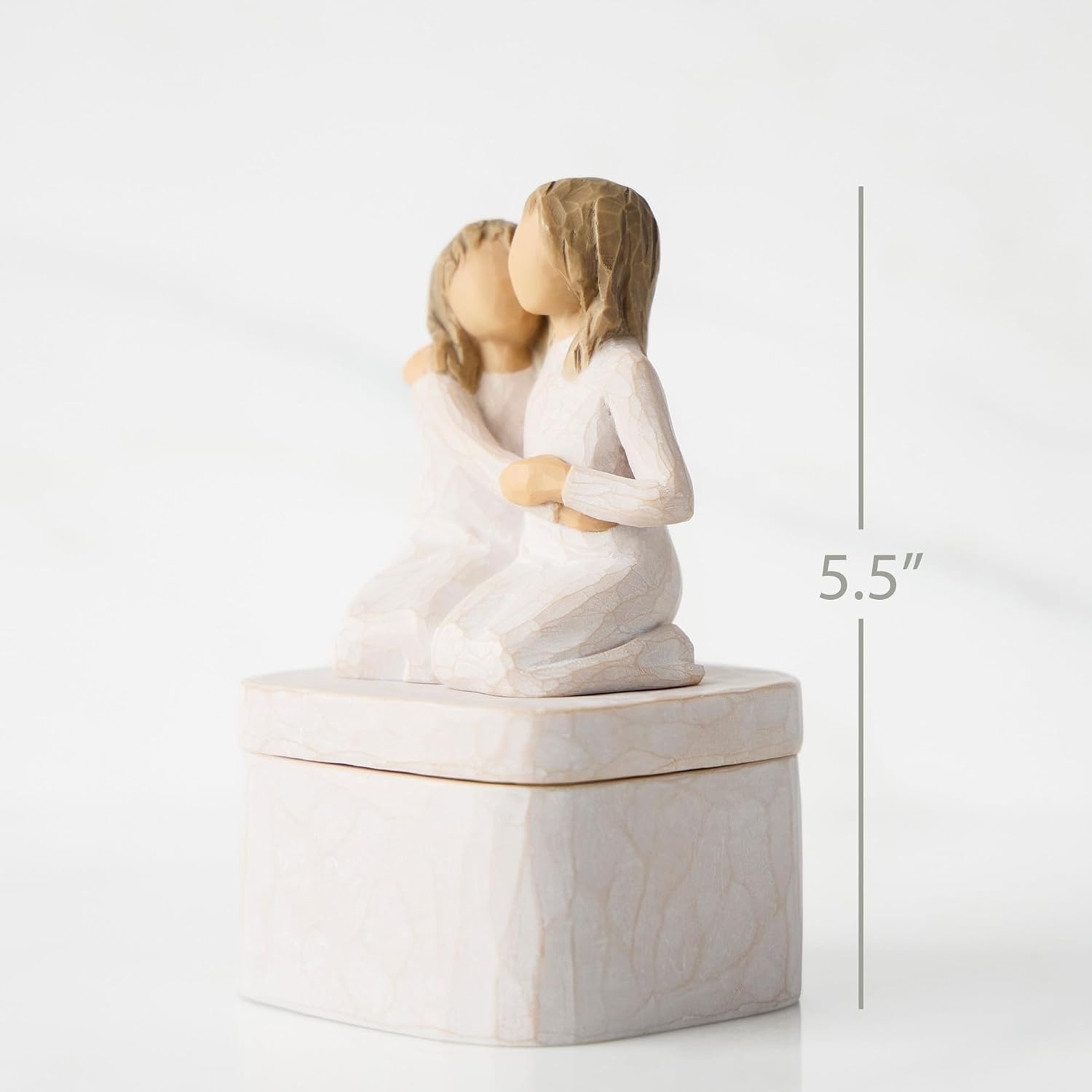 image:imageWillow Tree Sister mine Keepsake Box sculpted handpainted Keepsake Box HandPainted Keepsake Box Sentimental Gift for Loved Ones Holds Jewelry and Treasures Sculpted by Artist Susan LordiSister mine