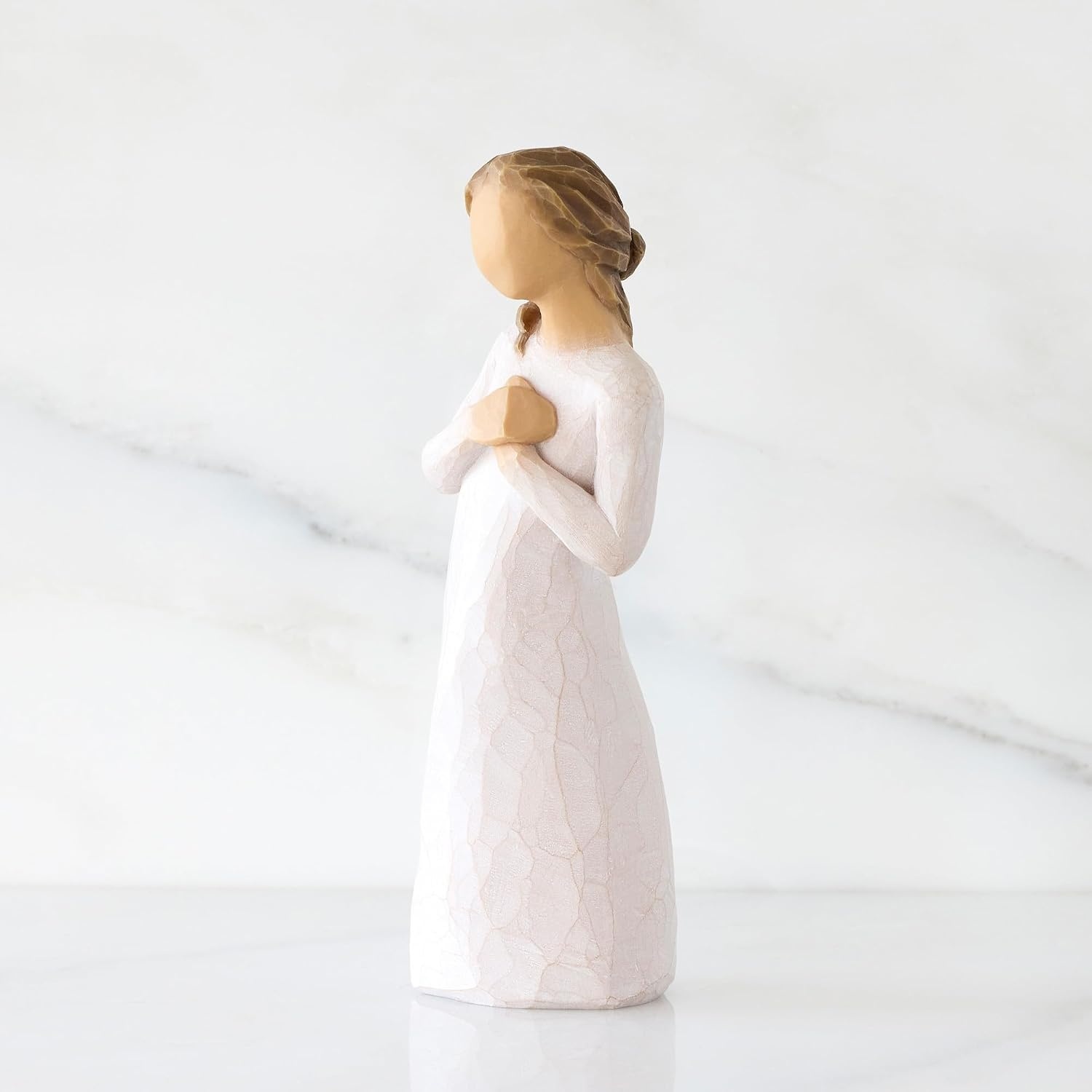 image:imageWillow Tree Tapestry Sculpted HandPainted Figure with Gold Leaf Cast from a Susan Lordi Original Carving Gift Offering Comfort Peace Support and Inner Strength Includes Enclosure CardHere for You