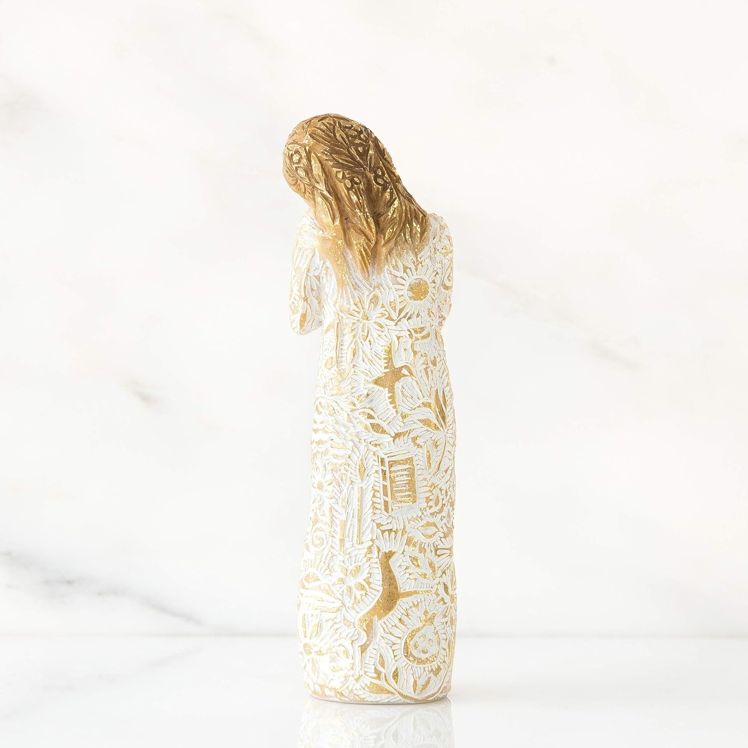 image:imageWillow Tree Tapestry Sculpted HandPainted Figure with Gold Leaf Cast from a Susan Lordi Original Carving Gift Offering Comfort Peace Support and Inner Strength Includes Enclosure CardTapestry