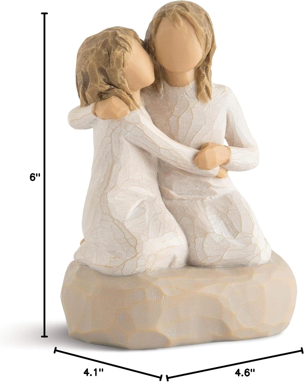 image:imageWillow Tree We are Three Sculpted HandPainted Figure Darker Skin Cast from a Susan Lordi Original Carving Celebrates Close Bonds Meaningful Relationships Thoughtful Keepsake Gift IdeaWe are Three