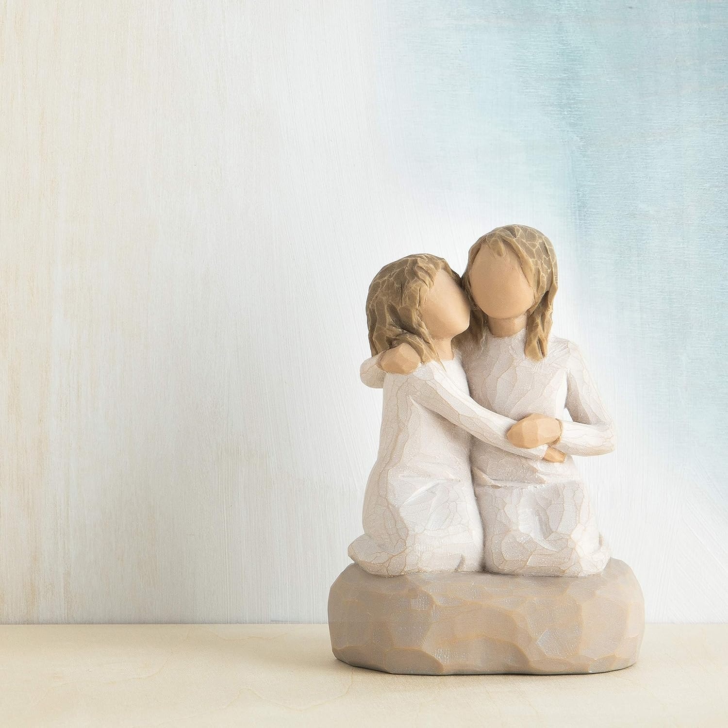 image:imageWillow Tree We are Three Sculpted HandPainted Figure Darker Skin Cast from a Susan Lordi Original Carving Celebrates Close Bonds Meaningful Relationships Thoughtful Keepsake Gift IdeaWe are Three
