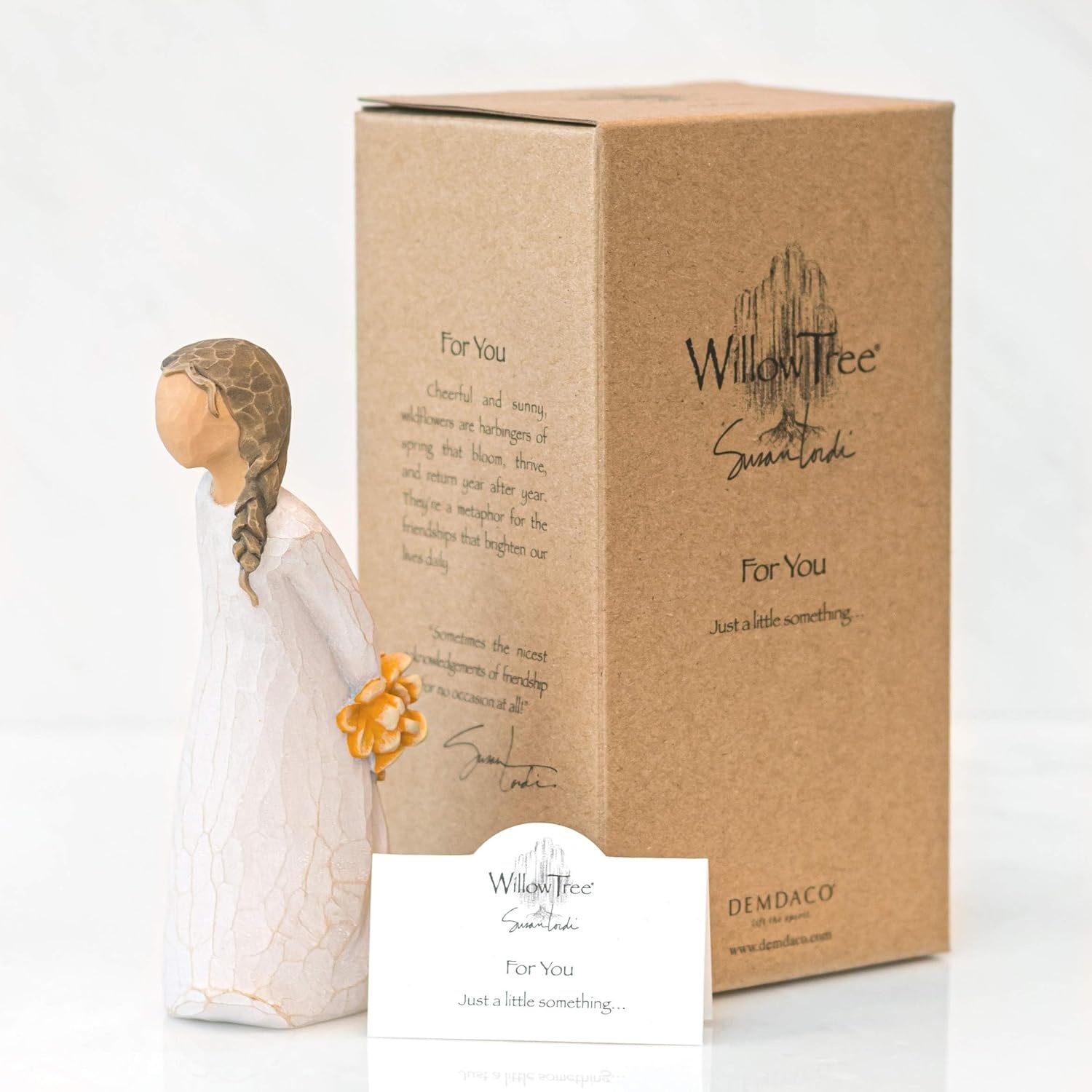 image:imageWillow Tree for You Sculpted HandPainted Figure Cast from a Susan Lordi Original Carving Thoughtful Keepsake Gift for Loved Ones Includes Enclosure Card Fitted Gift Box
