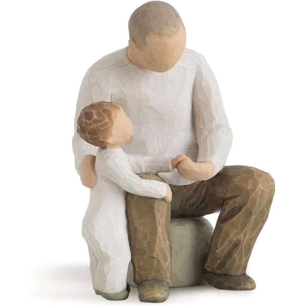 image:imageWillow Tree Grandfather Sculpted HandPainted Figure Cast from a Susan Lordi Original Carving Gift Expressing Love and Caring Includes Enclosure Card Display on MantelGrandfather