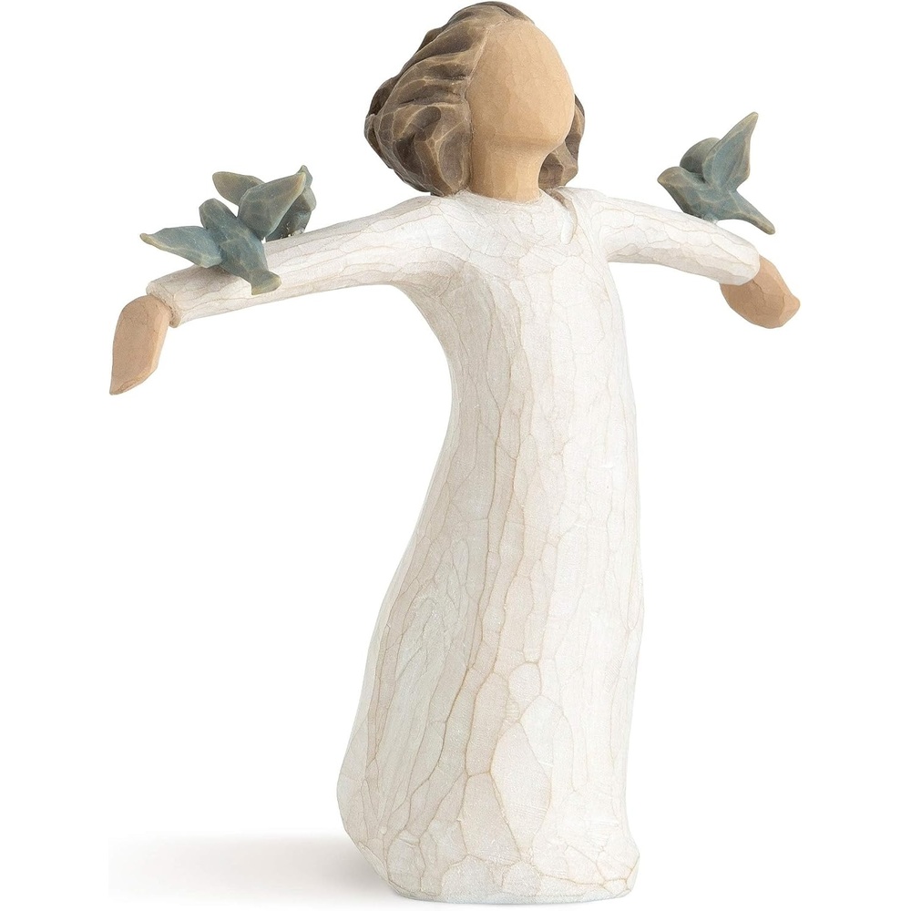 image:imageWillow Tree My Guy Sculpted HandPainted Figure Cast from a Susan Lordi Original Carving Meaningful Keepsake Gift for Loved Ones Display on Shelf Table or MantelHappiness