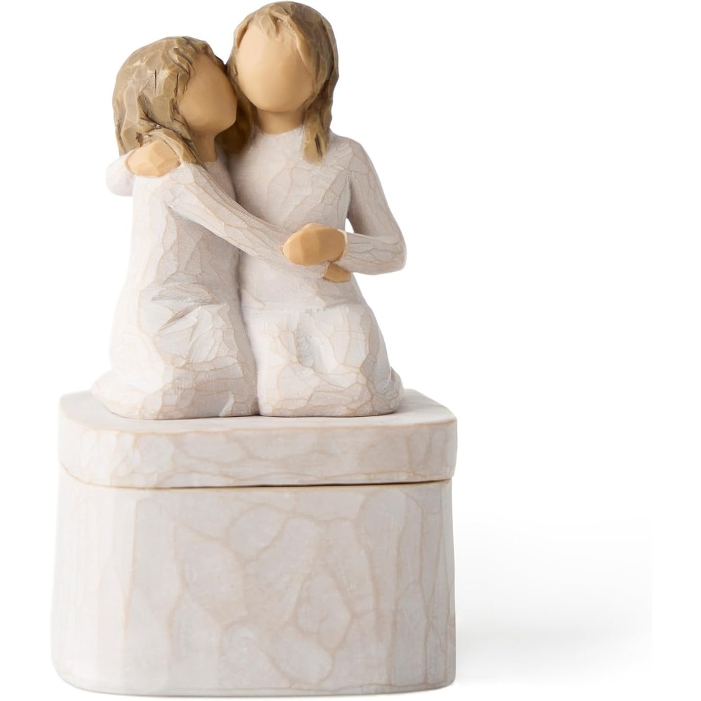 image:imageWillow Tree Sister mine Keepsake Box sculpted handpainted Keepsake Box HandPainted Keepsake Box Sentimental Gift for Loved Ones Holds Jewelry and Treasures Sculpted by Artist Susan LordiSister mine