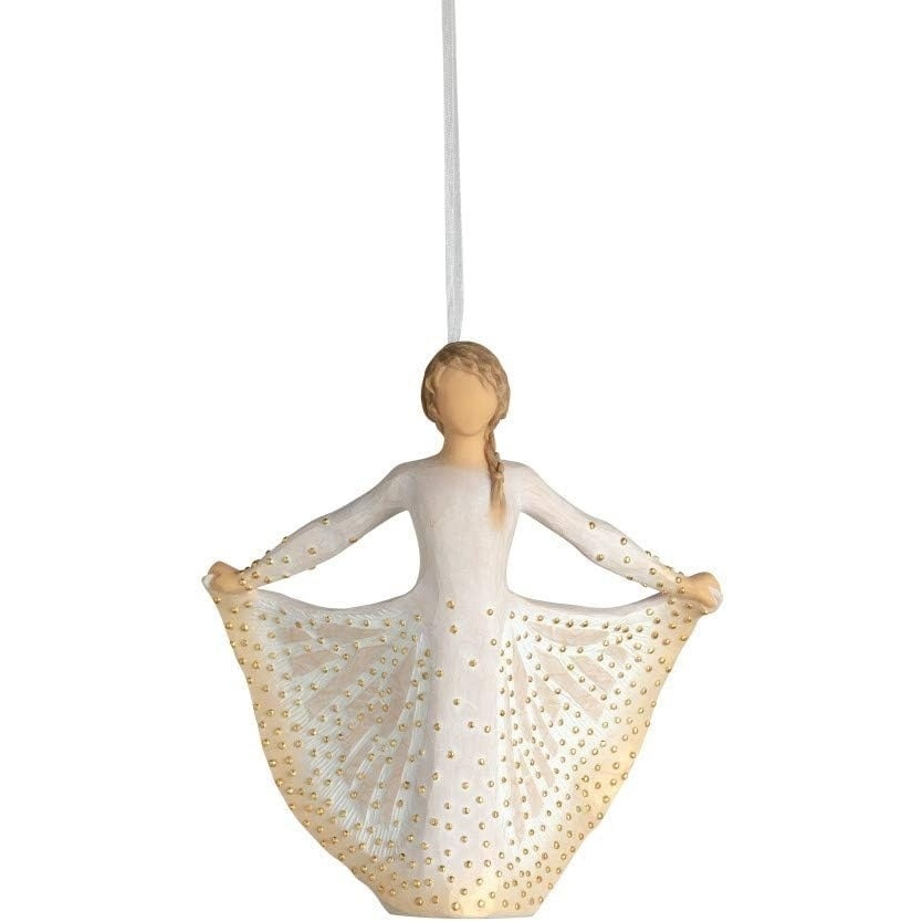 image:imageWillow Tree Soar Resin Hanging Ornament Sculpted HandPainted Figure  Cast from a Susan Lordi Original Carving Meaningful Gift for Any Occasion Ready to Hang Collectible Resin KeepsakeForgetmenot