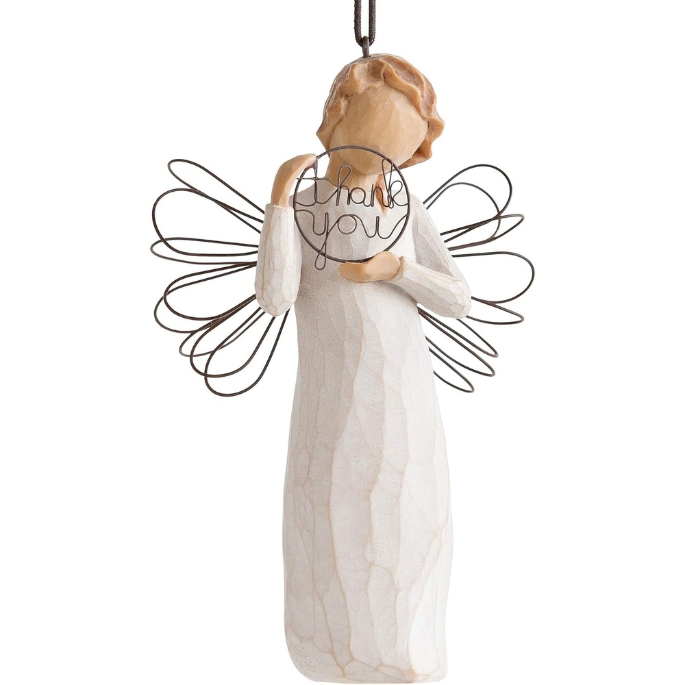 image:imageWillow Tree Surprise Ornament Sculpted HandPainted Figure Celebrating Friendship and Sentiment Cast from a Susan Lordi Original Carving Cast Resin Keepsake Ready to HangSurprise