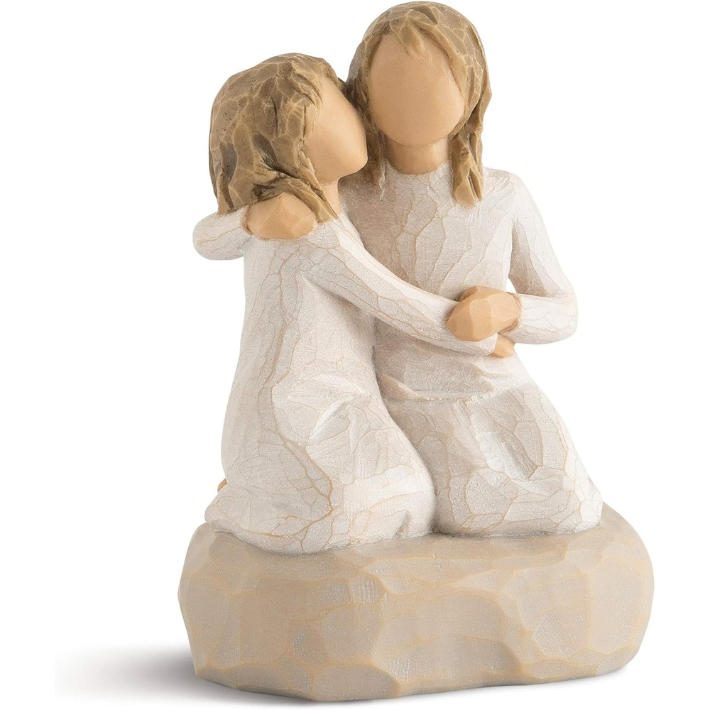 image:imageWillow Tree We are Three Sculpted HandPainted Figure Darker Skin Cast from a Susan Lordi Original Carving Celebrates Close Bonds Meaningful Relationships Thoughtful Keepsake Gift IdeaWe are Three