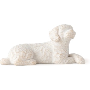 Willow Tree Adorable You (Golden Dog), A Joyful Friendship, Expresses Relationship with a Much-Loved Pet Dog, Sculpted Hand-Painted Figure | Cast from a Susan Lordi Original Carving, Gift for Dog Lovers, Celebrates the Loving Bond Between People and Their Dogs(Adorable You (Dark Dog))