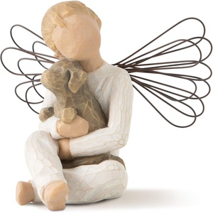 Willow Tree Angel of Comfort, Sculpted Hand-Painted Figure | Offering Comfort, Healing, Love and Caring, Cast from a Susan Lordi Original Carving, Keepsake with Enclosure Card(Modern)