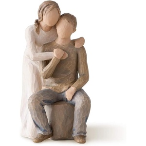 Willow Tree Around You, Sculpted Hand-Painted Figure | Cast from a Susan Lordi Original Carving, Expression of Love and Caring, Display on Shelf, Table or Mantel, Fitted Gift Box(You and Me)