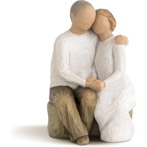 Willow Tree Around You, Sculpted Hand-Painted Figure | Cast from a Susan Lordi Original Carving, Expression of Love and Caring, Display on Shelf, Table or Mantel, Fitted Gift Box(Anniversary)