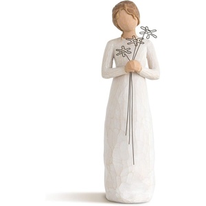 Willow Tree Blessings, Sculpted Hand-Painted Figure | Cast from a Susan Lordi Original Carving, Thoughtful Keepsake Gift for Loved Ones, Includes Enclosure Card, Fitted Gift Box(Grateful)