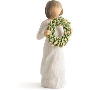 Willow Tree Bloom, Sculpted Hand-Painted Figure | Cast from a Susan Lordi Original Carving, Meaningful Gift Celebrating Nature, Family, Home and Belonging, Fitted Gift Box(Magnolia)
