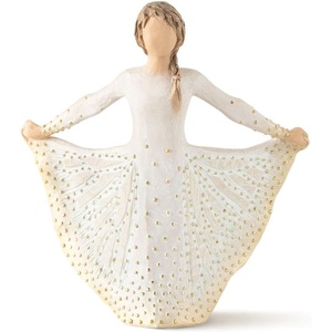 Willow Tree Bloom, Sculpted Hand-Painted Figure | Cast from a Susan Lordi Original Carving, Meaningful Gift Celebrating Nature, Family, Home and Belonging, Fitted Gift Box(Butterfly)