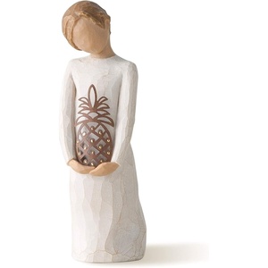 Willow Tree Heart and Soul, Sculpted Hand-Painted Figure | Cast from a Susan Lordi Original Carving, Heartfelt Gift Expressing Love and Warmth, Display on Shelf, Table or Mantel(Gracious)