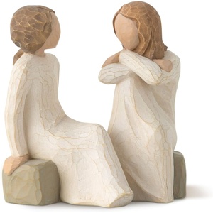 Willow Tree Heart and Soul, Sculpted Hand-Painted Figure | Cast from a Susan Lordi Original Carving, Heartfelt Gift Expressing Love and Warmth, Display on Shelf, Table or Mantel(Heart and Soul)