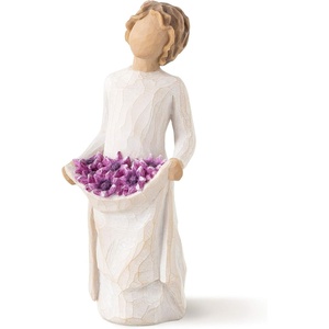Willow Tree Heart and Soul, Sculpted Hand-Painted Figure | Cast from a Susan Lordi Original Carving, Heartfelt Gift Expressing Love and Warmth, Display on Shelf, Table or Mantel(Simple Joys)