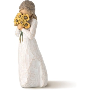 Willow Tree Heart and Soul, Sculpted Hand-Painted Figure | Cast from a Susan Lordi Original Carving, Heartfelt Gift Expressing Love and Warmth, Display on Shelf, Table or Mantel(Warm Embrace)