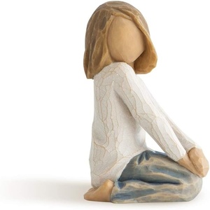 Willow Tree Joyful Child, Nurtured by Your Loving Care, A Reminder of Loving Family Relationships, Closeness, Love, Sculpted Hand-Painted Figure