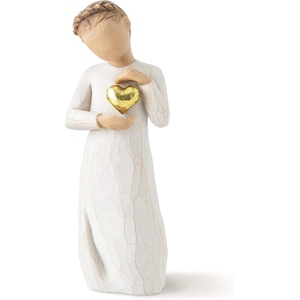 Willow Tree Keepsake, Sculpted Hand-Painted Figure | Sentimental Gift for Loved Ones, Cast from a Susan Lordi Original Carving, Cast Resin Keepsake, Packaged in Fitted Gift Box(Gratitude Ornament)