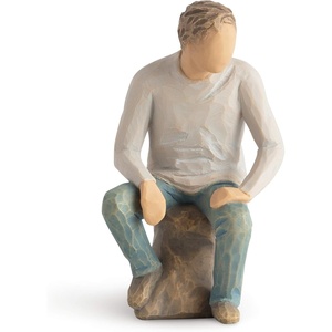 Willow Tree My Guy, Sculpted Hand-Painted Figure | Cast from a Susan Lordi Original Carving, Meaningful Keepsake Gift for Loved Ones, Display on Shelf, Table or Mantel(My Guy)