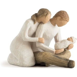 Willow Tree New Life, Celebrating The Miracle of New Life, A Gift for First Time Parents or Those Growing Their Families, Loving Relationships Between Parents and Child, Sculpted Hand-Painted Figure | Hand-Painted Resin Figurine, Sculpted by Artist Susan Lordi, Celebrates Loving Family Relationships, Family Grouping(Child of My Heart)