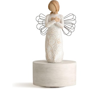 Willow Tree Remembrance Musical, Sculpted Hand-Painted Musical Figure | Plays a Melody, Designed by Artist Susan Lordi, Sentiment on Enclosure Card, Ready to Display on Shelf or Table