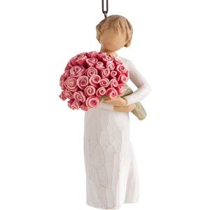 Willow Tree Soar Resin Hanging Ornament, Sculpted Hand-Painted Figure | Cast from a Susan Lordi Original Carving, Meaningful Gift for Any Occasion, Ready to Hang, Collectible Resin Keepsake(Soar)