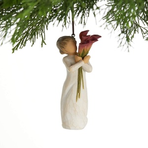 Willow Tree Soar Resin Hanging Ornament, Sculpted Hand-Painted Figure | Cast from a Susan Lordi Original Carving, Meaningful Gift for Any Occasion, Ready to Hang, Collectible Resin Keepsake(with Affection)