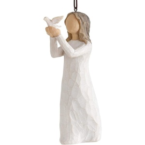 Willow Tree Soar Resin Hanging Ornament, Sculpted Hand-Painted Figure | Cast from a Susan Lordi Original Carving, Meaningful Gift for Any Occasion, Ready to Hang, Collectible Resin Keepsake(Butterfly)