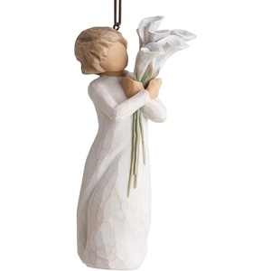 Willow Tree Soar Resin Hanging Ornament, Sculpted Hand-Painted Figure | Cast from a Susan Lordi Original Carving, Meaningful Gift for Any Occasion, Ready to Hang, Collectible Resin Keepsake(Beautiful Wishes)