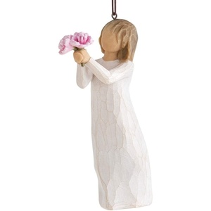 Willow Tree Surprise Ornament, Sculpted Hand-Painted Figure | Celebrating Friendship and Sentiment, Cast from a Susan Lordi Original Carving, Cast Resin Keepsake, Ready to Hang(Song of Joy)