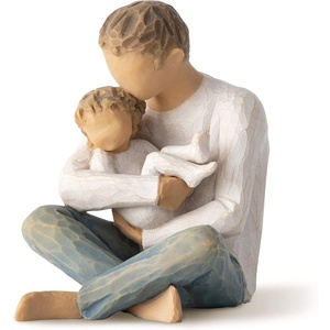 Willow Tree That’s My Dad, Sculpted Hand-Painted Figure | Cast from a Susan Lordi Original Carving, Celebrates Extended Family Bonds, Parents and Children, Meaningful Keepsake Gift(Time Together)