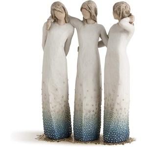 Willow Tree by My Side, from Each Other, Over The Years, we Gather Strength, Through Laughter and tears, Celebrates Friendships Among Women, Best Friends, Sisters, Sculpted Hand-Painted Figure | Cast from a Susan Lordi Original Carving, Thoughtful Keepsake Gift for Loved Ones, Includes Enclosure Card, Fitted Gift Box