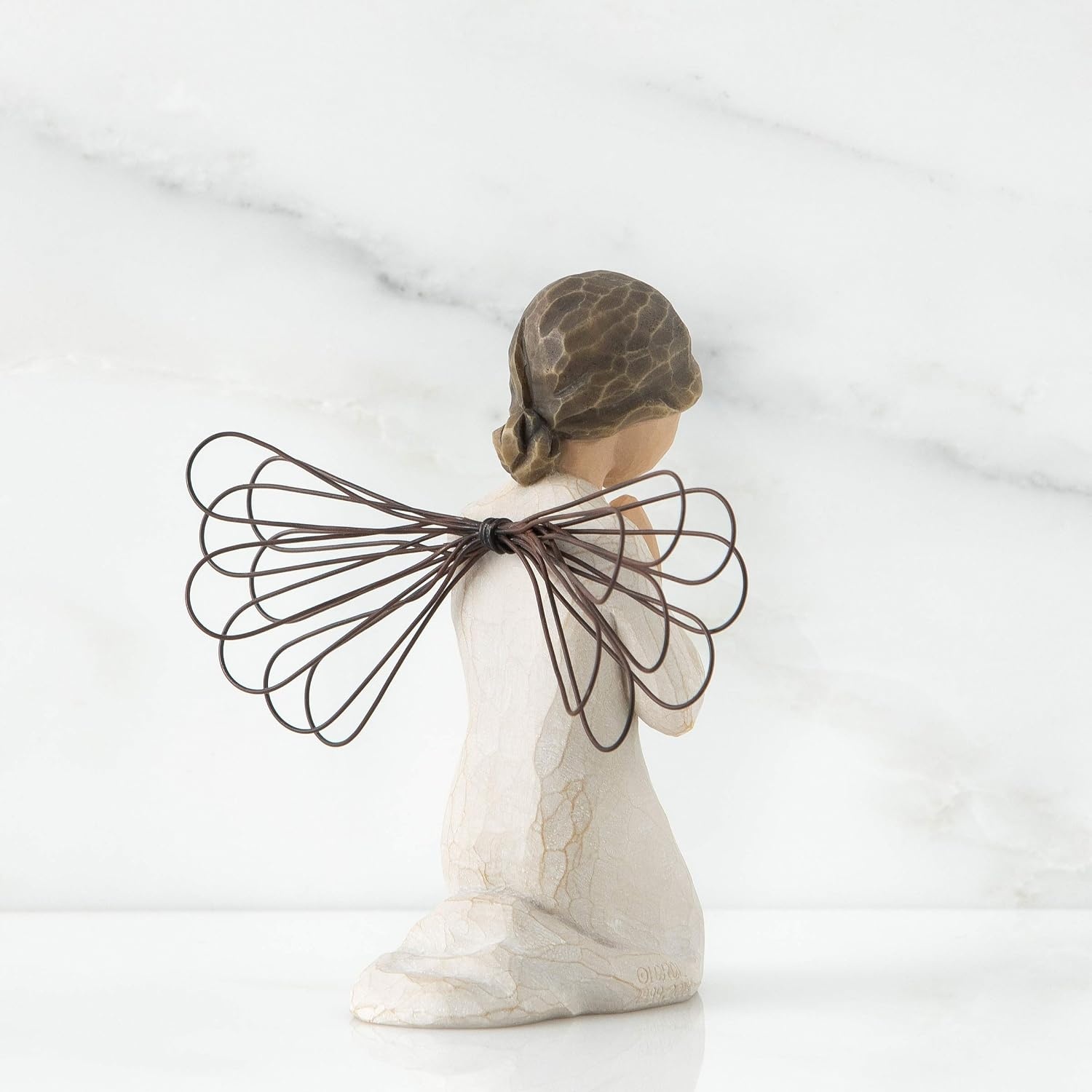image:imageWillow Tree Angel of Prayer Sculpted HandPainted Figure Kneeling Angel With Hands in Prayer Baptism and Communion Gift Cast from a Susan Lordi Original Carving