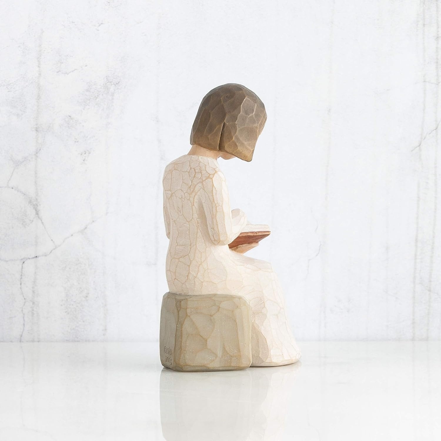 image:imageWillow Tree Just for You Angel Figure HandPainted Thank You Decor HandPainted Angel Figurine Celebrating Friendship Nature and Everyday Blessings Sculpted by Artist Susan LordiModern