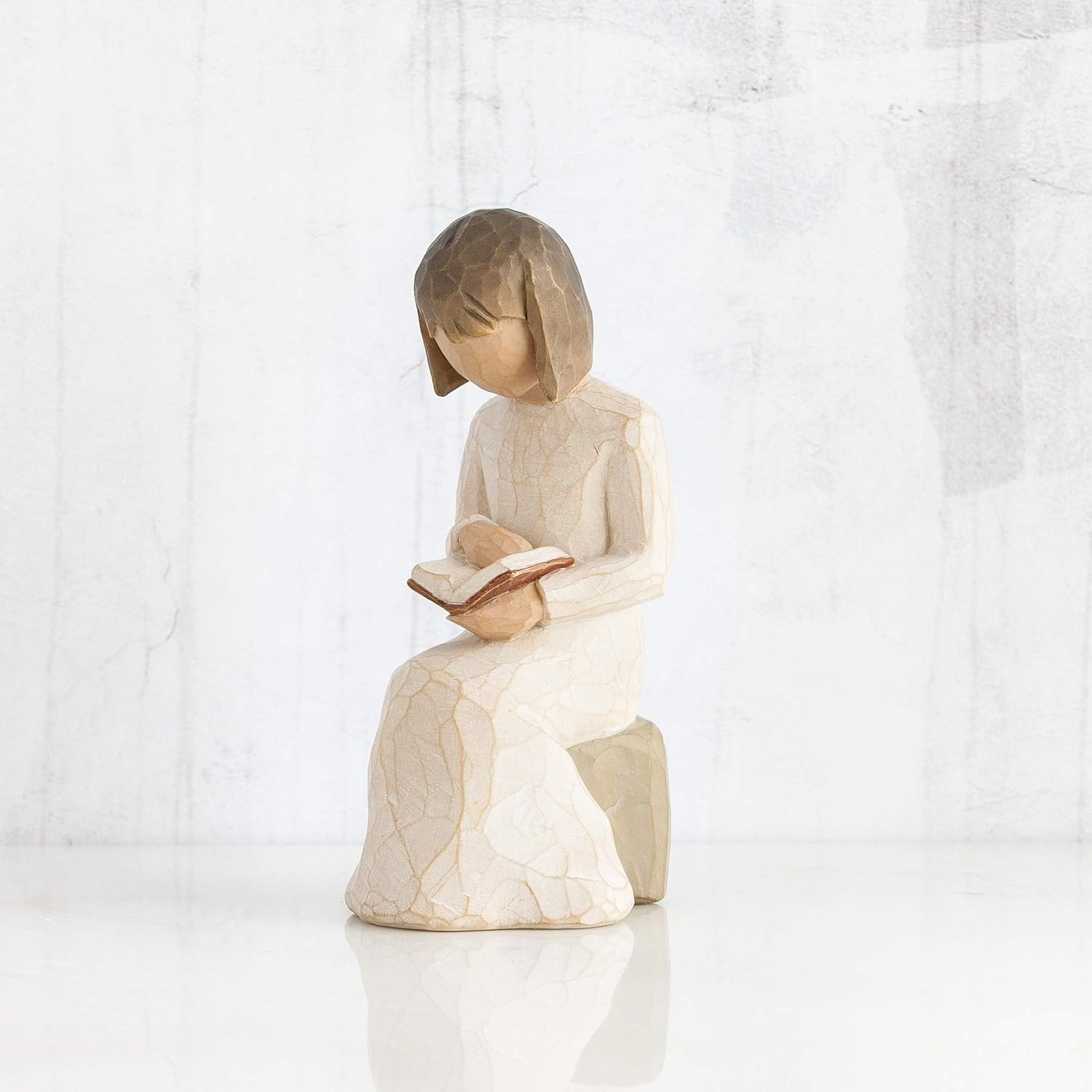 image:imageWillow Tree Just for You Angel Figure HandPainted Thank You Decor HandPainted Angel Figurine Celebrating Friendship Nature and Everyday Blessings Sculpted by Artist Susan LordiModern
