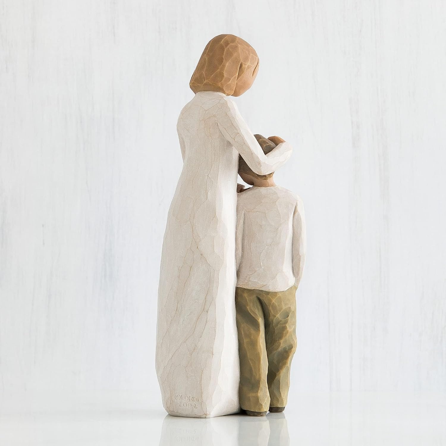 image:imageWillow Tree Mother and Son Sculpted HandPainted Figure HandPainted Resin Figurine Sculpted by Artist Susan Lordi Celebrates Loving Family Relationships Family GroupingNatural